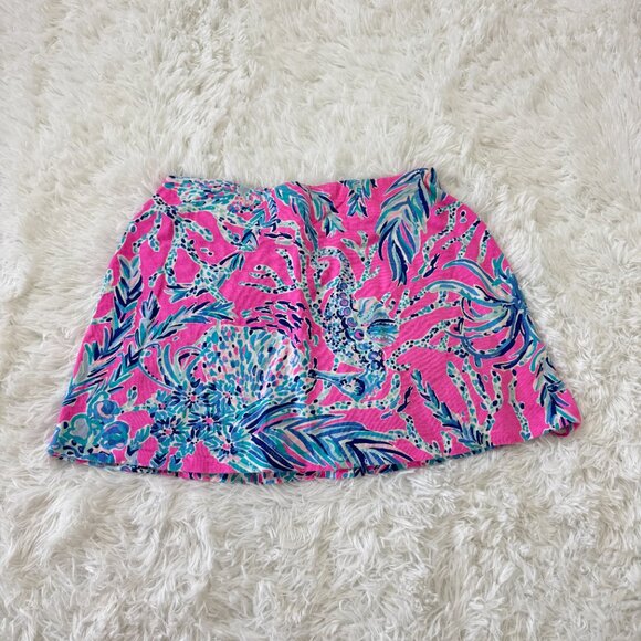 🌸 Lilly Pulitzer 🌸 Madison Skort Mandevilla Pink New Kids on the Dock Size XS - Picture 11 of 12